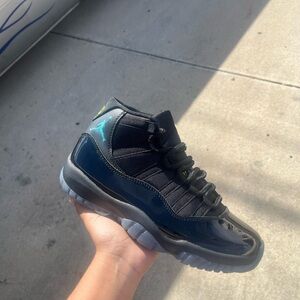 Jordan Black and Blue Sneakers